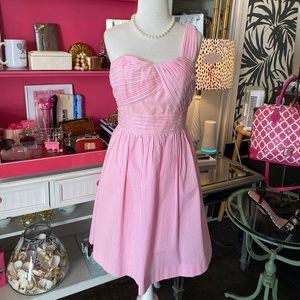 Lilly Pulitzer pink striped dress size 4